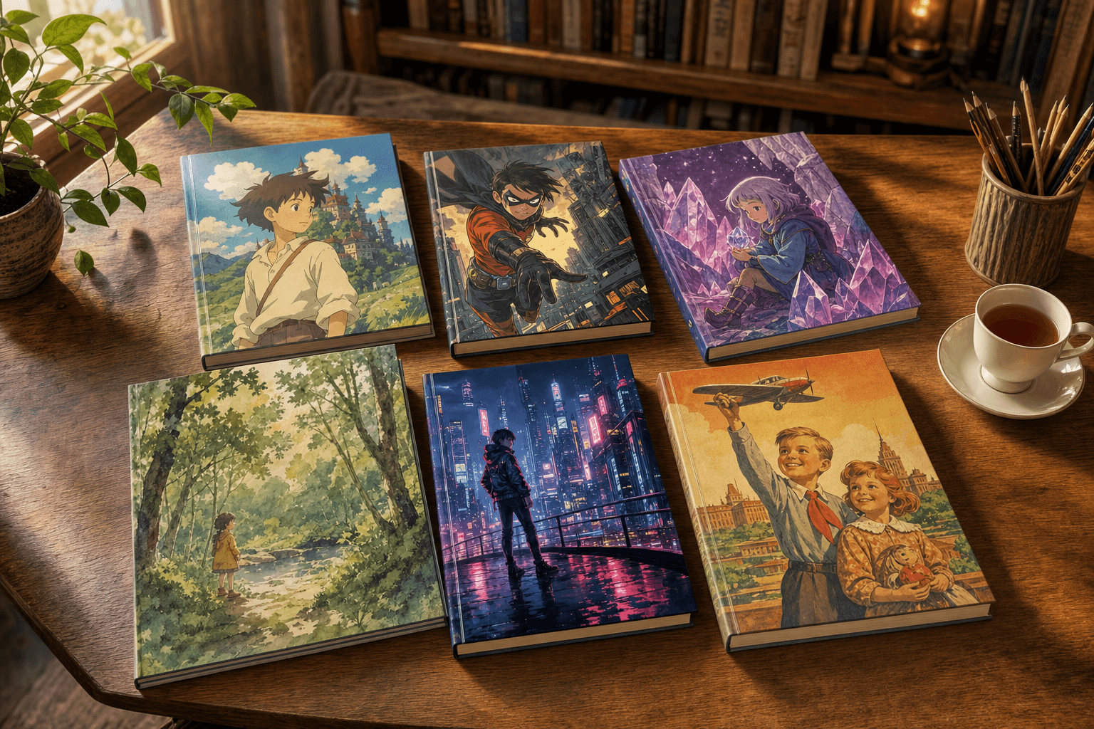 Стили будущих книг